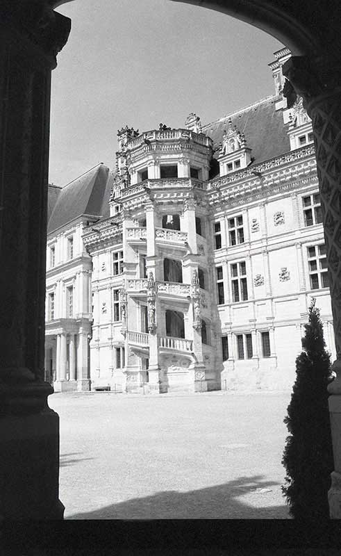 Renaissance spiral stairs, Blois Chateau