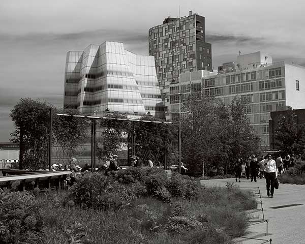 ten story Gehry building In New York